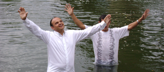 Roma Baptism in Ukraine